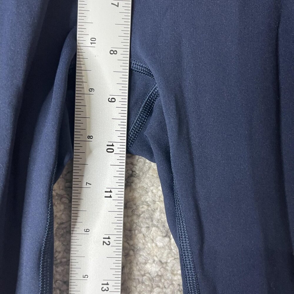 Lululemon Pants Womens 0 Navy High Rise Leggings Yoga Athletic Workout Running - Picture 4 of 7